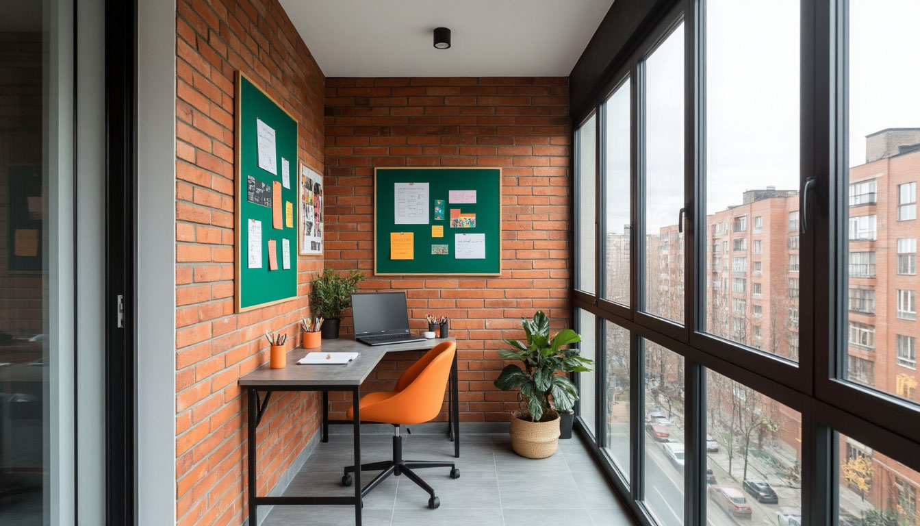 Балкон для экстраверта-креативщика