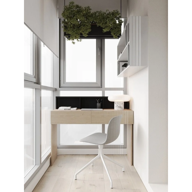 Бюджетный ремонт лоджии под кабинет